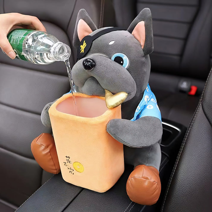 2-in-1 Animated Storage Box for Car Armrest