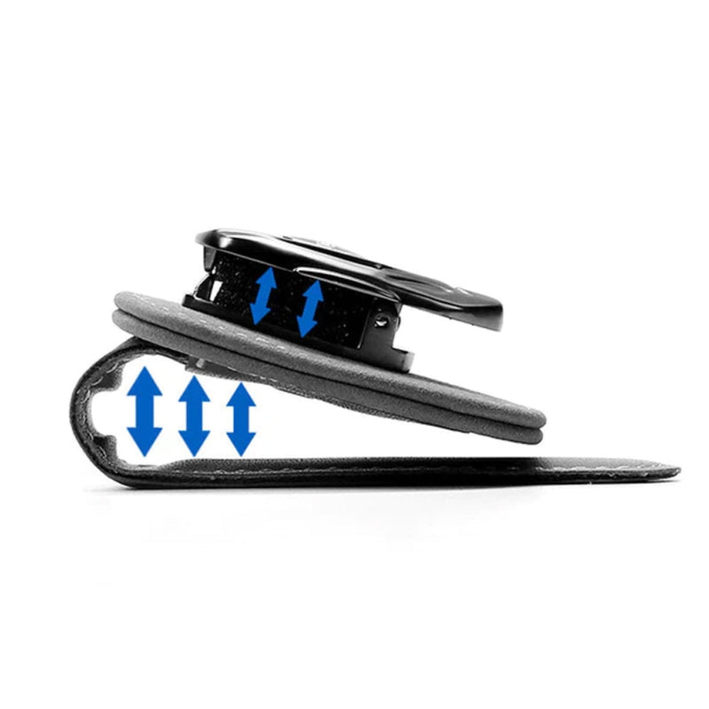 Zamszowy wielofunkcyjny klips do okularów z logo samochodu